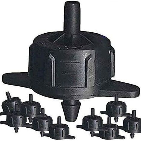 Lot de 25 Goutteur autorégulant 4 l/h, Goutteurs d'irrigation en ligne système micro, Goutteur pour arrosage agriole et jardinag (1/5)