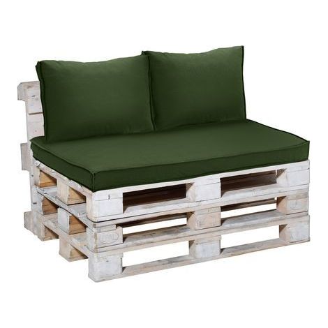 Coussin Loneta ECO 120 x 80 cm - MADISON Série Palette - Vert (1/3)