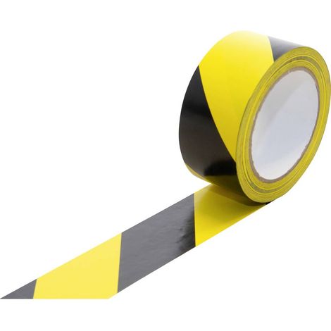 CellPack 364829 Ruban de marquage au sol Premio/50-33/BKYE noir/jaune 1 pc(s) (Ø x H) 112 mm x 50 mm