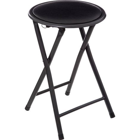Sgabello pieghevole 5 five simply nero 30 cm 45 cm (1/4)