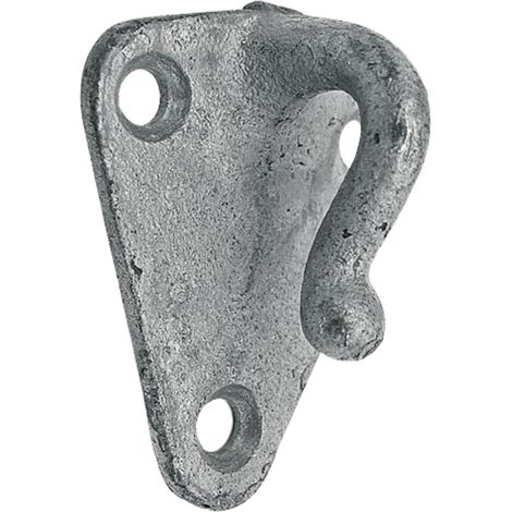 Planenhaken mit 3 Löchern, verzinkt, 50 mm