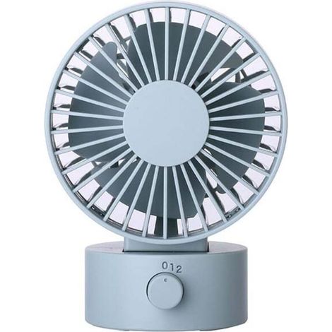 Mini USB Desk Fan 102×79×138mm, Palm Size, Quiet, Three-Speed Wind Speed, A Portable Cooling Companion (1/3)