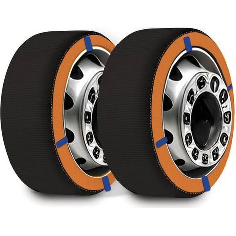 DAC  Cadenas de nieve textiles - 315/75 R24.5 - 2 piezas - Calcetines de nieve - DAC Ultra Pro RX 180 - Para camiones (1/4)
