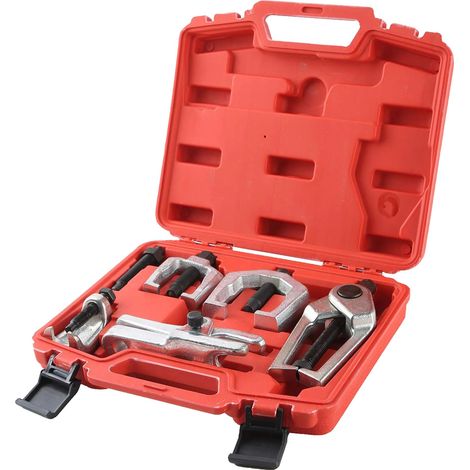 Kit d'outils de service de suspension, Acier au carbone de haute qualité, Convient à la plupart des modèles de voitures, Extracteur d'extrémité de biellette, Extracteur de bras de Pitman, Poids de 3,9 (1/5)