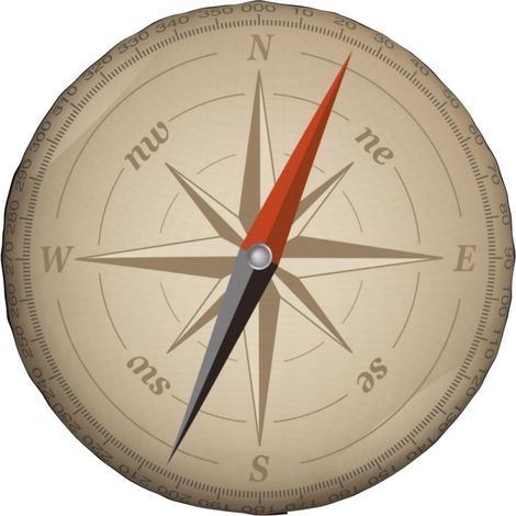 Universal Replacement Wheel Cover Vintage Compass Pattern Waterproof Dustproof for Trailer RV SUV Off-Road 16 Inch Wheel (1/5)