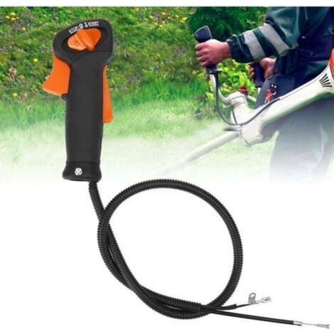 Jeffergarden Gasgriffschalter, tragbarer Lenkerschalter für Stihl FS120 FS200, Montagehalterung (1/4)