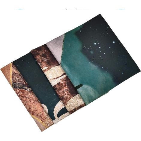 Tapisserie lune, tapisse de montagne serviette murale du cactus désertique, paysage naturel de nuit étoilée 150 x 130 cm (1/5)