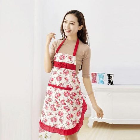 Tablier - Polyester - 64 x 76 cm - Pour Cuisine Pâtisserie Loisirs Créatifs - Lot de 2 (1/5)