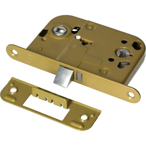 Serrure à mortaise 72/45 mm pour portes intérieures universelles WC (1/5)