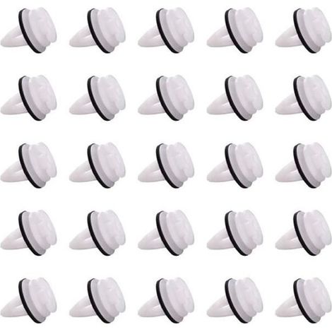 50 Of Clips Peugeot, Agrafe of Panel Trim, Clips of Door of Car Attachment, Universal Retention Vehicle Clips, Attachment (1/4)