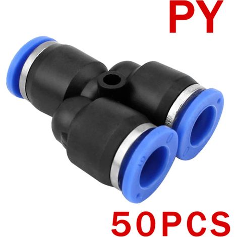 (PY(10PCS)-4mm)5PCS Raccord pneumatique pour tuyau, connecteur de tuyau, raccord rapide pour tuyau d'air et d'eau (1/5)