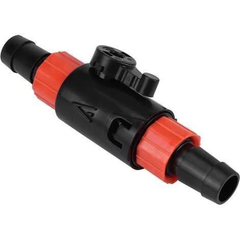 Vanne de contrôle du débit d'eau pour aquarium avec raccord de tuyau à poignée à dégagement rapide 16/22 mm (L) (1/5)