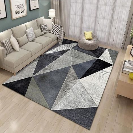 Tapis de salon Tapis imprimé de style européen et américain-Style B-80x160cm