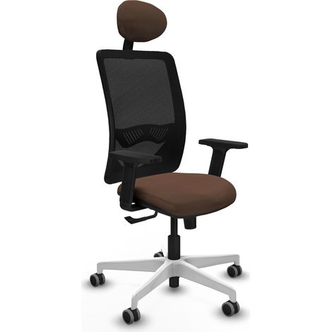 Chaise piqueras y crespo Zulema noir accoudoirs réglables (1/2)