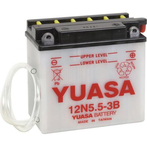 BATTERIA YUASA 12N5.5-3B 12V 5,5 Ah
