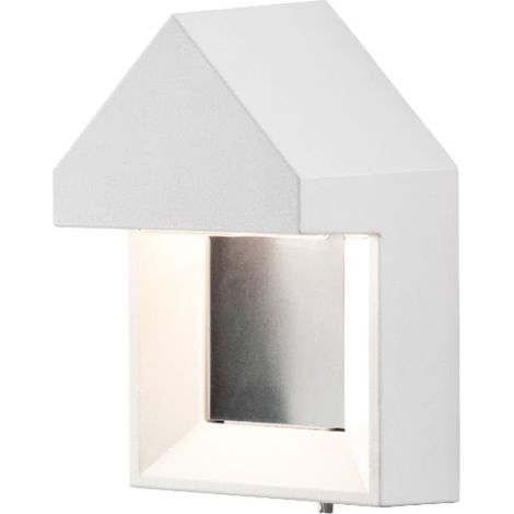 Konstsmide Cosenza Applique murale d'extérieur moderne LED haute puissance blanche 5W, IP54 (1/3)
