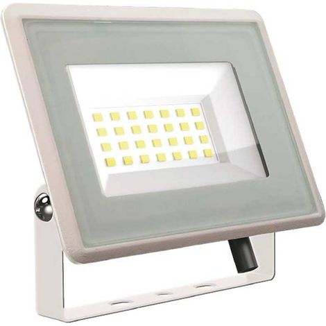 V-TAC VT-4924-W ESSENTIALS SERIES FARO LED SMD 20W ULTRA SOTTILE DA ESTERNO COLORE BIANCO - 6740 / 6741 / 6742 - Colore Luce: Bianco Caldo (1/5)