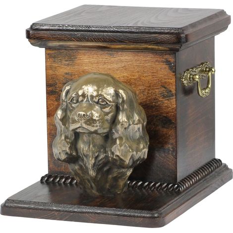 Urne für Hundeasche mit Cavalier King Charles Spaniel-Figur, elegante Urne für einen Hund, einzigartige Urne mit Hundebüste von Art-Dog (1/5)