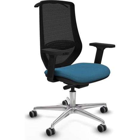 Piqueras y Crespo Mardos Traslack Chaise Bureau Noir Vert (1/3)