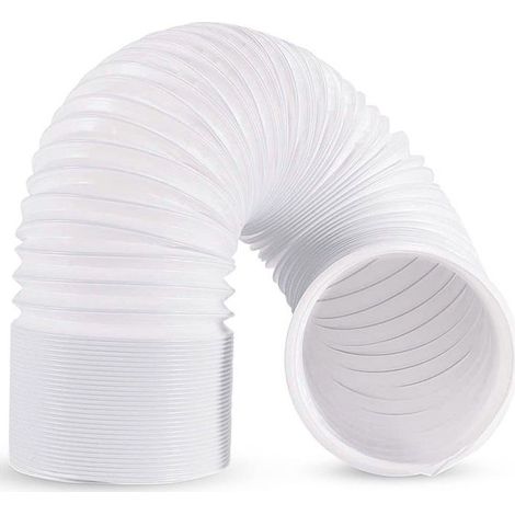 Tuyau d'évacuation pour climatiseur mobile 2 m Ø15 cm en polypropylène (PP) rétractable (1/5)