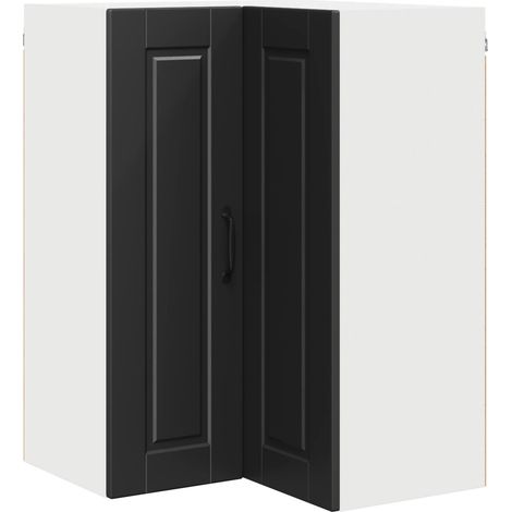 Küchenschrank mit Regal Schwarz 57 x 57 x 80 cm Holzwerkstoff vidaXL