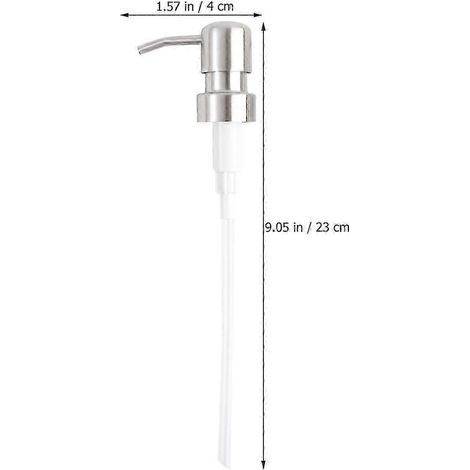 Pompe distributeur de savon en acier inoxydable pour bouteille, lot de 2 (1/5)