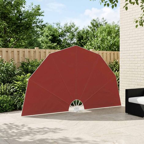 44580 vidaXL Collapsible Terrace Side Awning Terracotta 200 cm (1/5)