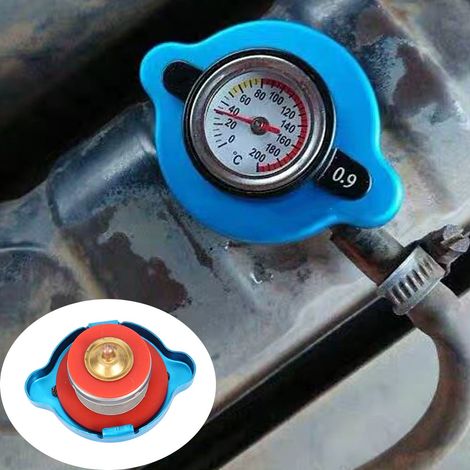 Mittlerer Universal-Wassertankdeckel mit Thermostatkopf, Manometer und Thermometer, Schutzkappe, Standardgröße (1/5)