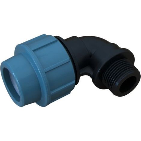PE-GEDREHTER WINKEL 25X1 ZOLL GZ FÜR WASSER PN16