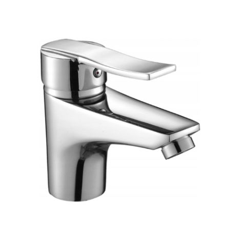 Rubinetto lavabo da appoggio cromato Madera con tappo (1/2)