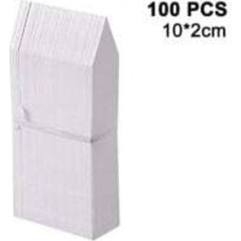100 paquets d'étiquettes de plantes étiquettes de type piquet étiquettes de jardin en plastique étiquettes de pépinière pour fleurs, légumes, semis, graines (1/4)