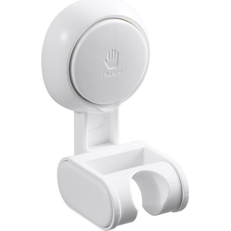 Support de Douchette - Ventouse Réglable en Hauteur - Pour Salle de Bain - Sans Percage - 1 Pièce