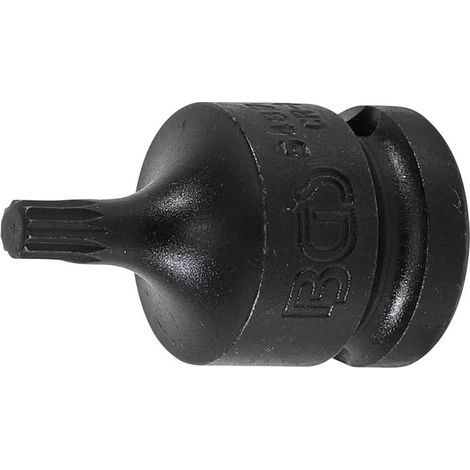 Douille à Embouts à Choc 43 mm - 12,5 mm (1/2), Denture Multiple Intérieure XZN M6 - Précision et Robustesse - D-Work (1/5)