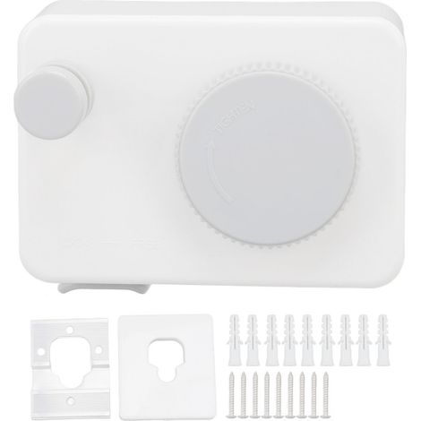 Étendoir à linge rétractable mural Acier Inoxydable ABS Blanc 4,2m robuste gain de place balcon (1/5)