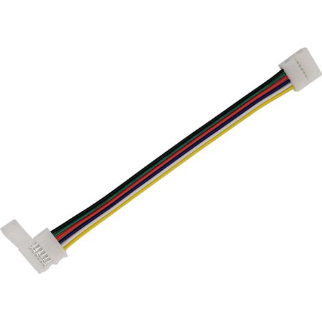 Cable de conexión rápida 2 extremos para tira LED RGB+CCT (6 Pin) 15cm (1/5)