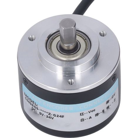 Zweiphasiger Drehgeber mit inkrementeller Drehzahl, 50 mm Außendurchmesser, für Entwässerungsuntersuchungen, 5-24 V DC, 100 Impulse/Minute. (1/5)