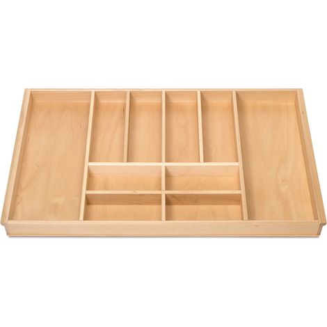 ORGA-BOX III Buche Besteckeinsatz Besteckkasten 900 mm für Nobilia ab 2013 (1/5)
