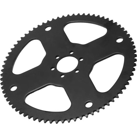 Pignon de chaîne de vélo 75 dents en acier, chaîne 35, roue arrière pour la réparation et l'entretien de vélos (1/5)