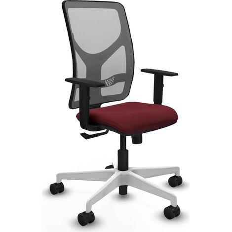 Sedia da ufficio piqueras y crespo Motilla grigio simil pelle (1/2)