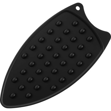 (noir)1 tapis de repos en silicone, tapis multifonction résistant à la chaleur, tapis de protection pour planche à repasser, fers plats, fers à friser (1/5)
