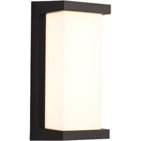 Lampe Murale LED Verticale - 18W 1800 Lumens - IP66 étanche - Aluminium - Pour Extérieur Et Intérieur - Blanc (1/5)
