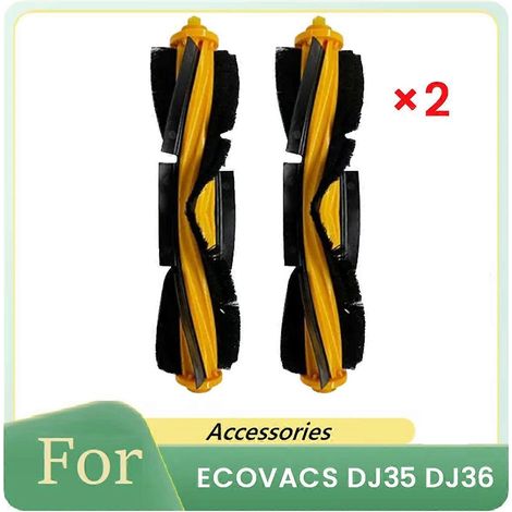 Lot de 2 brosses à rouleau pour accessoires de balayeuse DJ35 et DJ36 (1/5)