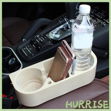 Garosa Support de tasse de console de voiture Support De Verre De Console De Voiture Beige Organisateur De moto coffret Beige (1/5)