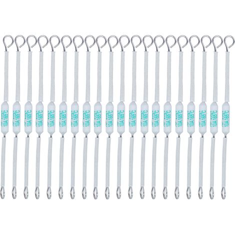 Fusible thermique céramique RF 250V 10A 165°C pour appareils électroménagers (lot de 20, 90mm) (1/5)