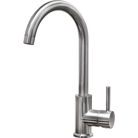 Essebagno Kiwo Spültischmischer Edelstahloptik