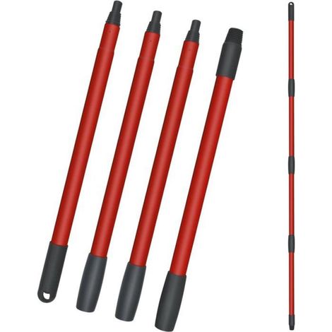 Une Pièce Manche de Rechange Compatible Avec Vileda Turbo Spin Mop Manche de Balai Barre Réglable en Quatre Parties (1/5)