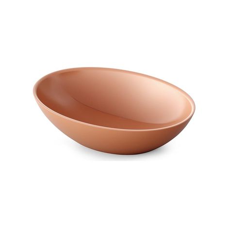Zeza Element Vasque - 51x35.5x14.2 - solid surface - peach brillant (orange/rose)