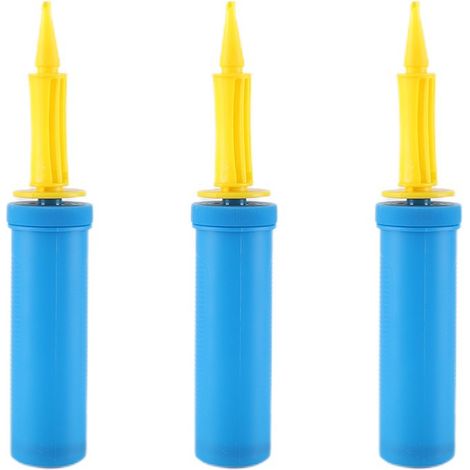 Pompe à ballons manuelle (lot de 3, 28 cm)