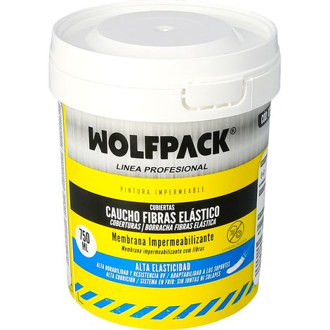 Pintura Impermeabilizante Con Fibras 750 ml Blanco (1/5)
