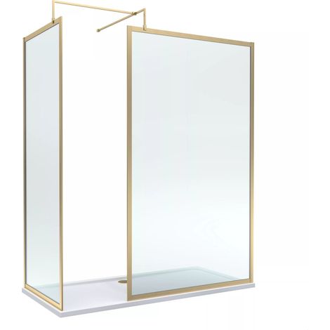 Balterley 1700x700 Frame Wetroom Screen, Tray & Waste
